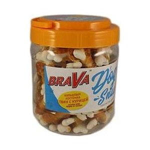 

Лакомство BraVa Dog Snacks кальциевая косточка твин с курицей для собак 700 г (110698), Dog Snacks кальциевая косточка твин с курицей для собак 700 г (110698)