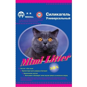 Наполнитель Mimi Litter Силикагель универсальный впитывающий для кошек 7.2 л (3.6 кг) (М-7220131)
