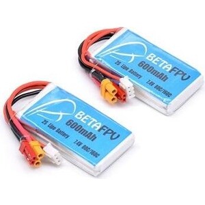 

Аккумулятор BETA Li-Po 7.4 V 600 mAh, 80C, 2s1p (2 шт), Li-Po 7.4 V 600 mAh, 80C, 2s1p (2 шт)