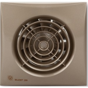 Вентилятор Soler&Palau осевой вытяжной с обратным клапаном D 120 (Silent200CZ Champagne) Вентилятор Soler&Palau осевой вытяжной с обратным клапаном D 120 (Silent200CZ Champagne)