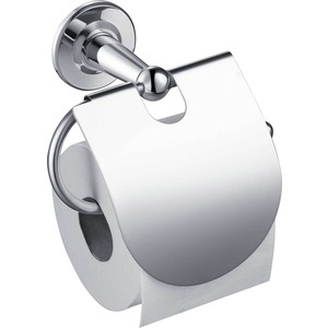 Держатель туалетной бумаги Timo Nelson с крышкой, хром (150042/00) держатель туалетной бумаги timo saona с крышкой 13042 03