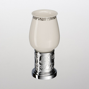 Стакан для ванной Schein Carving керамика, хром (7065013) стакан schein van gogh 053