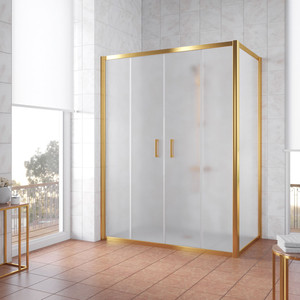 

Душевой уголок Vegas Glass Z2P+ZPV 150*70 09 10 профиль золото, стекло сатин, Z2P+ZPV 150*70 09 10 профиль золото, стекло сатин