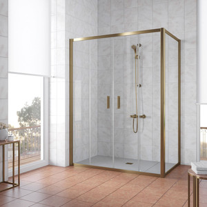 

Душевой уголок Vegas Glass Z2P+ZPV 150*70 05 01 профиль бронза, стекло прозрачное, Z2P+ZPV 150*70 05 01 профиль бронза, стекло прозрачное