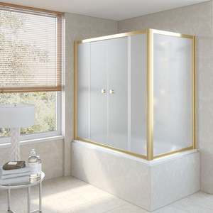 

Шторка на ванну Vegas Glass Z2V+ZVF 180*75 09 10 профиль золото стекло сатин, Z2V+ZVF 180*75 09 10 профиль золото стекло сатин