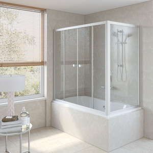 

Шторка на ванну Vegas Glass Z2V+ZVF 180*85 07 01 профиль матовый хром стекло прозрачное, Z2V+ZVF 180*85 07 01 профиль матовый хром стекло прозрачное