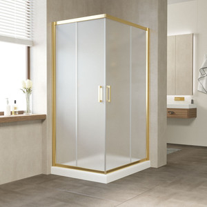 

Душевой уголок Vegas Glass ZA-F 90*80 09 10 профиль золото, стекло сатин, ZA-F 90*80 09 10 профиль золото, стекло сатин