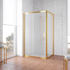 

Душевой уголок Vegas Glass ZP+ZPV 105*100 09 10 профиль золото, стекло сатин, ZP+ZPV 105*100 09 10 профиль золото, стекло сатин