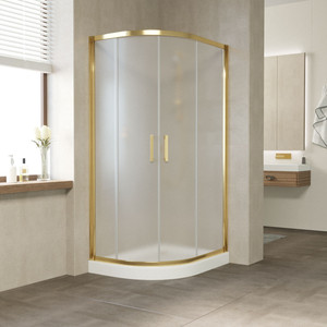 

Душевой уголок Vegas Glass ZS-F 100*90 09 10 профиль золото, стекло сатин, ZS-F 100*90 09 10 профиль золото, стекло сатин