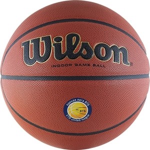 фото Мяч баскетбольный wilson solution (wtp000265) р.7 fiba approved vtb24