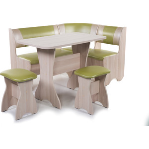 фото Набор мебели для кухни бител тюльпан - комби (ясень с-105 + с-101 ясень)