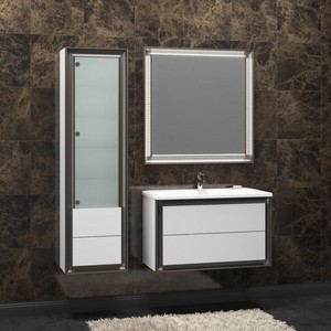 фото Мебель для ванной opadiris капри 80 белый глянцевый/нагал p46