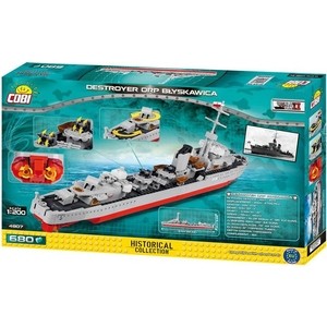 Конструктор COBI Пластиковый Катер ORP Blyskawica - COBI-4807 Co.Bi.