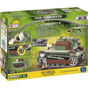 

Конструктор COBI Пластиковый Танк TKS Tankette - COBI-2383, Пластиковый Танк TKS Tankette - COBI-2383