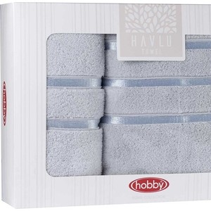 Набор из 2 полотенец Hobby home collection Dolce (50x90/70x140) светло-голубой (1501001819) Набор из 2 полотенец Hobby home collection Dolce (50x90/70x140) светло-голубой (1501001819)