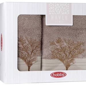 

Набор из 2 полотенец Hobby home collection Infinity (50x90/70x140) светло-коричневый (1501001830), Infinity (50x90/70x140) светло-коричневый (1501001830)