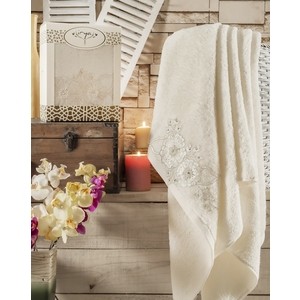 

Полотенце Irya Fleur с гипюром 85x150 см молочный (2516/CHAR001), Fleur с гипюром 85x150 см молочный (2516/CHAR001)