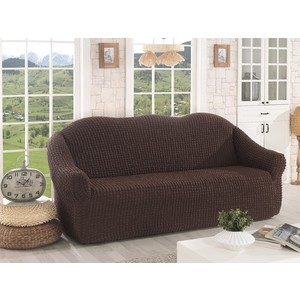 фото Чехол для трехместного дивана karna коричневый (2652/char003)