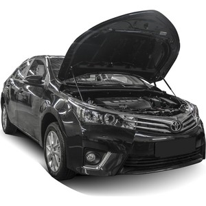 фото Упоры капота автоупор для toyota corolla xi e160, e170 (2012-2016 / 2016-2019), 2 шт., utocor013