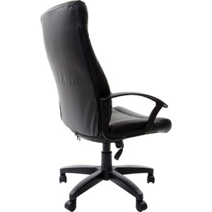 Кресло офисное Brabix Trust EX-535 экокожа черная ткань серая 20-23 (531383)