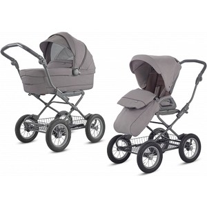 Коляска 2 в 1 Inglesina Sofia System Duo на шасси Ergo Bike Sideral Grey