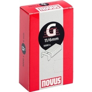 

Скобы для степлера Novus 11/6 5000шт (042-0527), 11/6 5000шт (042-0527)