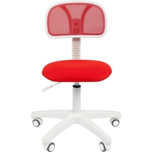 Офисное кресло  Chairman 250 белый пластик TW-19/TW-69 красный