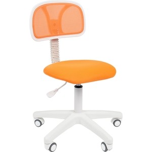 Офисное кресло  Chairman 250 белый пластик TW-16/TW-66 оранжевый
