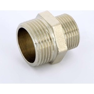 фото Ниппель uni-fitt 1'' х 1/2'' никелированный (600n4200)