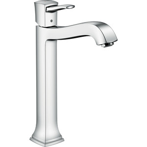 фото Смеситель для раковины hansgrohe metropol classic высокий с донным клапаном (31303000)