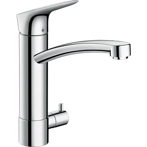 фото Смеситель для кухни hansgrohe logis с запорным вентилем (71834000)