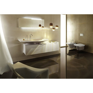 фото Мебель для ванной jacob delafon stillness 120 натуральный дуб, смещенная раковина