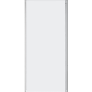 фото Универсальная боковая панель cezares stylus-soft fix 80x195 прозрачная, хром (stylus-soft-80-fix-c-cr)