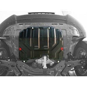фото Защита картера и кпп автоброня для hyundai ix35 (2010-2015) / kia sportage (2010-2016), сталь 2 мм, 111.02352.1