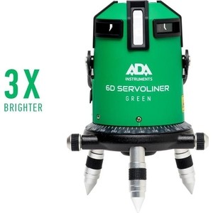 

Лазерный уровень ADA 6D Servoliner Green, 6D Servoliner Green