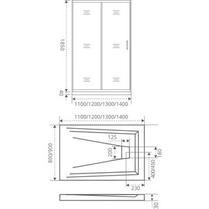 фото Душевая дверь good door infinity 120 прозрачная, хром (infinity wtw-120-c-ch)