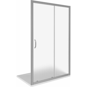 фото Душевая дверь good door infinity 110 матовая грейп, хром (infinity wtw-110-g-ch)