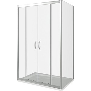 фото Душевой уголок good door infinity 150х90 прозрачный, хром