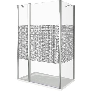

Душевой уголок Good Door Fantasy 110х80 с поддоном, прозрачный с рисуком Фантази, хром, Fantasy 110х80 с поддоном, прозрачный с рисуком Фантази, хром