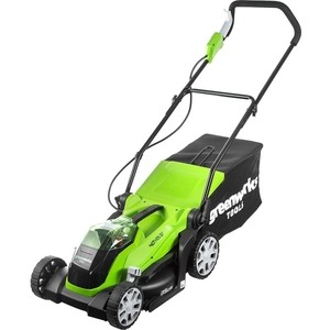 фото Газонокосилка аккумуляторная greenworks g40lm35k4 (2501907ub)