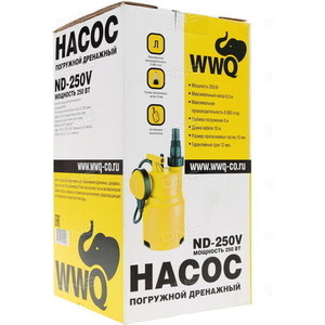

Дренажный насос WWQ ND-250V, ND-250V