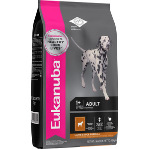 фото Сухой корм eukanuba adult dog lamb & rice formula с ягненком и рисом для взрослых собак всех пород 12кг