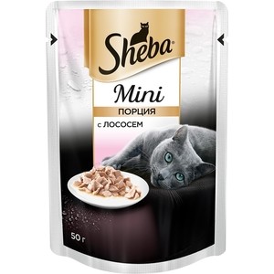Паучи Sheba Mini Порция c лососем для кошек 50г (10170433)