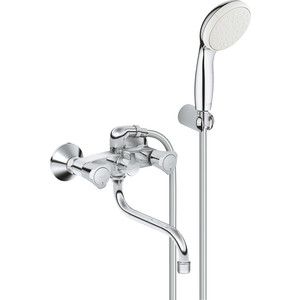 фото Смеситель для ванны grohe costa l с душевым гарнитуром (2679010a)