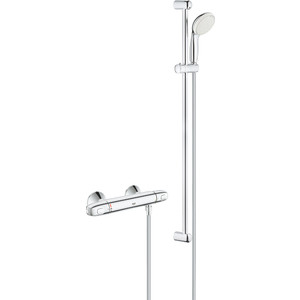 фото Термостат для душа grohe grohtherm 1000 new с душевым гарнитуром (34256004)