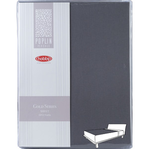

Простыня Hobby home collection на резинке 160х200 см тёмно-серый (1501001985), на резинке 160х200 см тёмно-серый (1501001985)