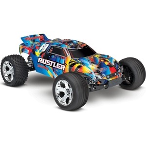 

Радиоуправляемый монстр TRAXXAS Rustler 1/10 2WD TQ - TRA37054-4, Rustler 1/10 2WD TQ - TRA37054-4