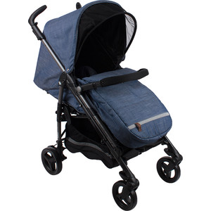 Коляска прогулочная Peg-Perego Si Completo, шасси DARK GREY цвет Urban Denim, джинс Коляска прогулочная Peg-Perego Si Completo, шасси DARK GREY цвет Urban Denim, джинс