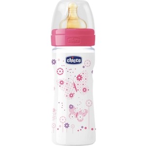 Бутылочка Chicco Well-Being Girl 2 месяцев+, 250 мл, 310205119 фото