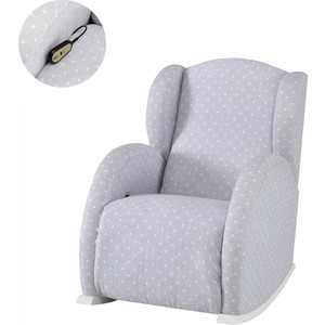 

Кресло-качалка Micuna Wing/Flor Relax white/galaxy grey, Wing/Flor Relax white/galaxy grey